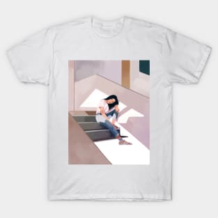 Staircase colorblock T-Shirt